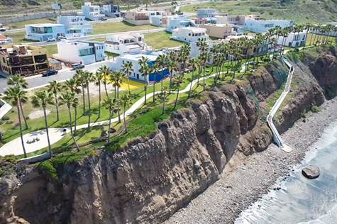 Aerial of Oceanfront Lot-View