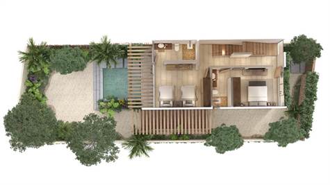 Splendid Three-story townhomes for sale in Tulum