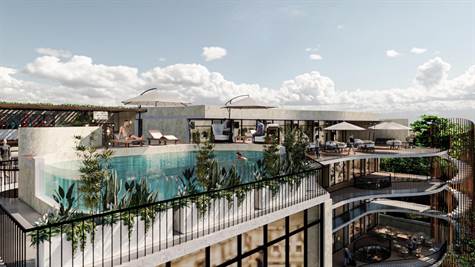 pool - ground floor commercial space for sale in Playa del Carmen
