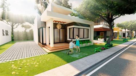 2BR villa example 85 m2  (rendering)