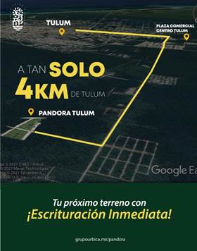 LAND ON SALE IN TULUM DOWN TOWN