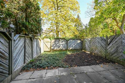 Private fenced rear yard off family-room