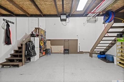 Garage with plenty of storage