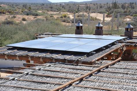 Solar electricity panels