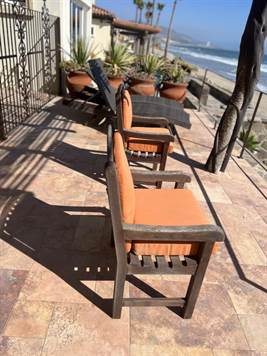 Patio furniture and living area