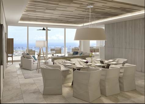 XTowers Puerto Cancun Living Room 
