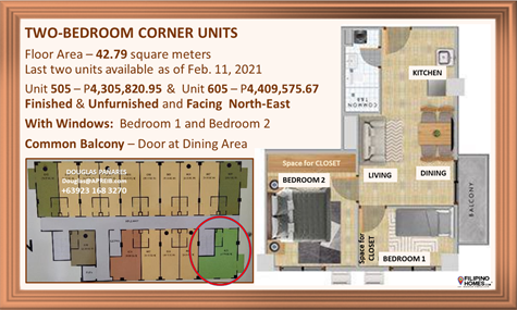 8. Two-Bedroom - Corner Unit
