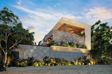 Tulum Real Estate - Stupendous Apartment with private jacuzzi and garden for Sale in Tulum 