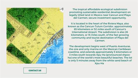 Land for sale in Riviera Maya - property for sale Playa del Carmen