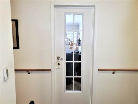 FRENCH DOOR ENTRY INTO THE OFFICE/ DEN