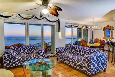 Ocean view living room