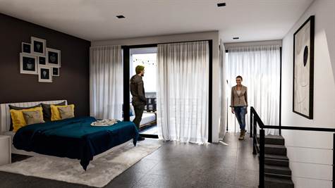 bedroom - Avant-Garde Penthouse for sale in Playa del Carmen
