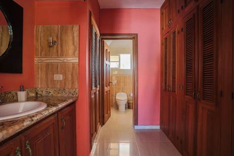 Ensuite bathroom - vanity area w/lots of closet space
