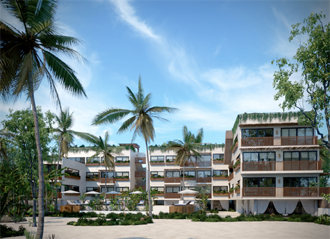 Holbox Real Estate-Stunning 2B apartment close to the beach for sale in Holbox Paradise