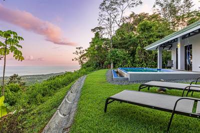 Amazing Mountain and Ocean View Home, 6 Acres, Uvita
