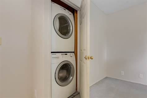 It contains a second set of the washer and dryer.