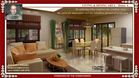 6. Living and Dining Area - House "A"
