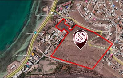14 hectares with access from main street 150 USD x m2 for sale in La Paz., Lot ALLP202 , La Paz, Baja California Sur