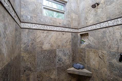Tile Shower with Bench