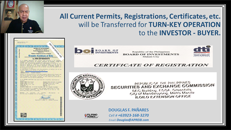 26. Turn-key Ready Permits, Registrations and Documents