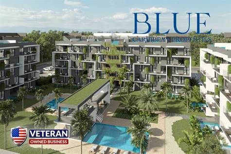 PUNTA CANA REAL ESTATE - NEW CONSTRUCTION - 2 BEDROOM CONDO FOR SALE