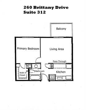 312 - 260 Brittany Floor Plan