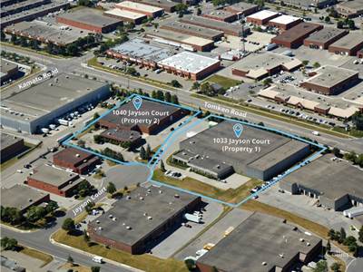 Two Freestanding Industrial Buildings with Vacant Possession IN Mississauga  for Sale