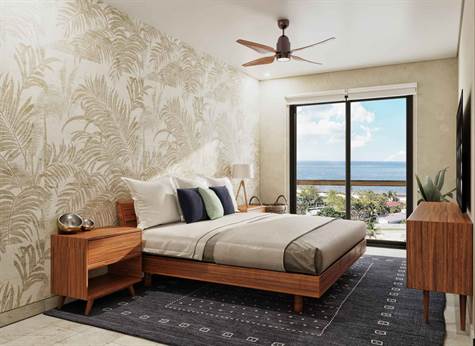 Oceanview 2 bedroom condo for sale in Puerto Morelos