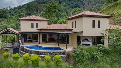 Large Riverfront Estate with Private Waterfall and Ocean View in Ojochal