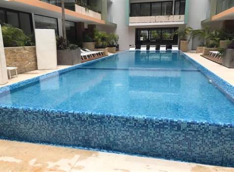 Luxury apartment near the sea for sale Playa del Carmen pool