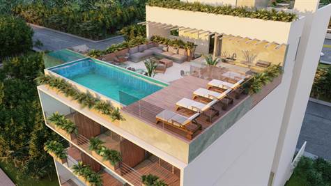 APPARTMENTS CLOSE TO THE BEACH FOR SALE IN PLAYA DEL CARMEN ROOF TOP