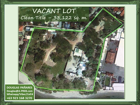 2. Clean Title with Lot area - 33,122 square meters