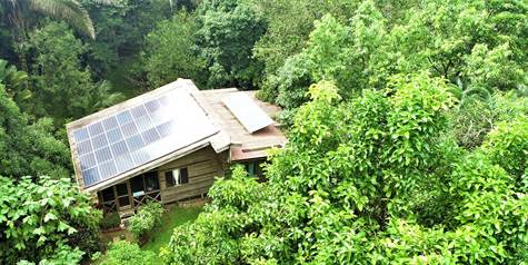 Owner's house - leased solar energy system