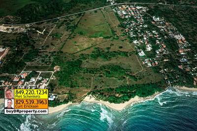 COMMERCIAL: PRIME OCEAN FRONT PROPERTY. 50 HECTARES / 123 ACRES CABARETE / ENCUENTRO BEACH , Lot 5464, Cabarete, Puerto Plata