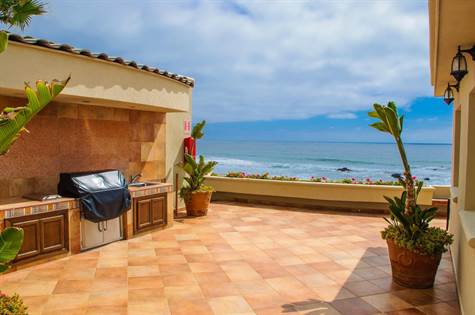 oceanfront grill area