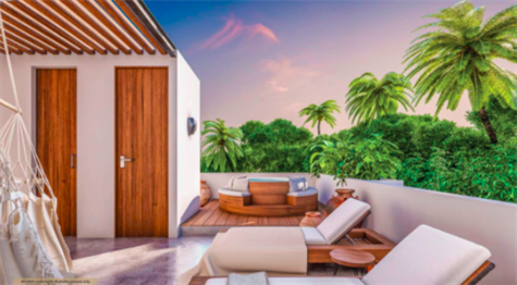 Beautiful penthouse for sale in Bahia Principe - terraza