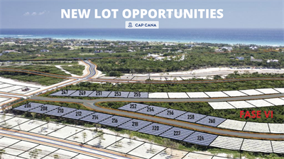 New Land Opportunity in Beachfront Community Cap Cana