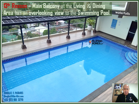 23. Main Balcony view - Swimming Pool