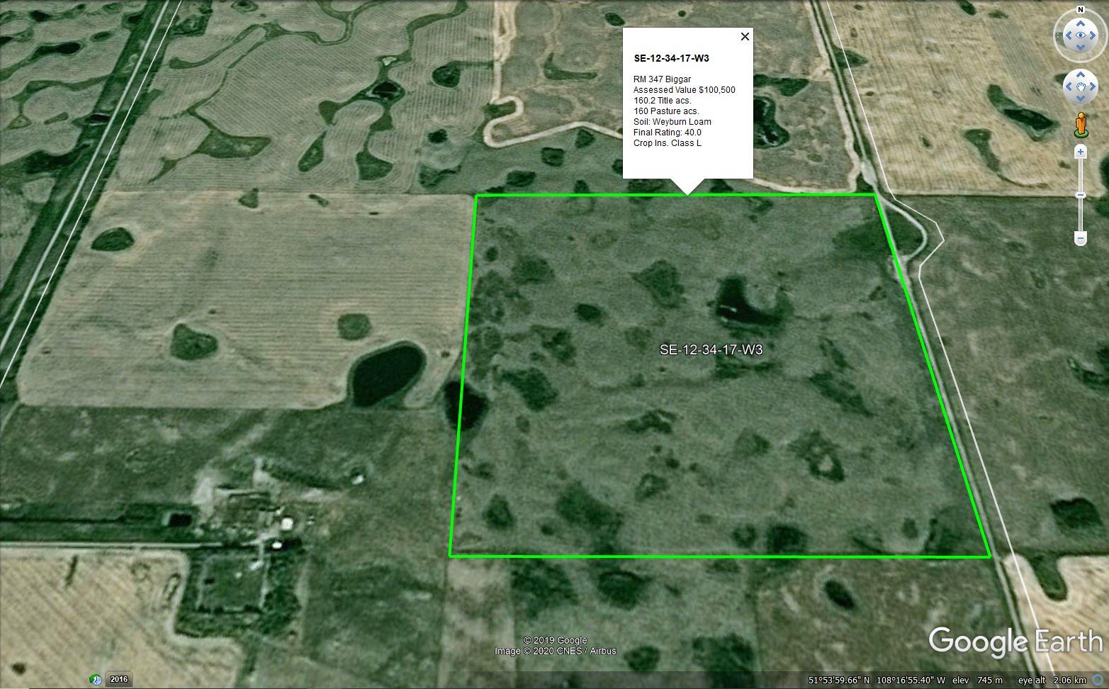 RM 347 Biggar - 160 acres Native Pasture, Biggar, Saskatchewan, For ...