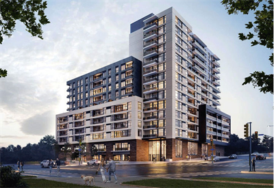 Elle Condos In Scarborough 1B+ Den With Parking and Locker