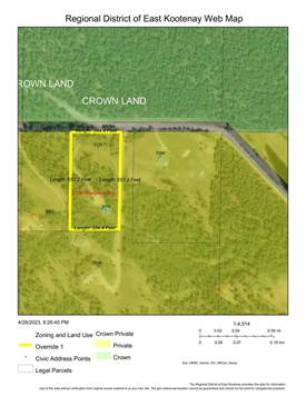 Property map & crown land location