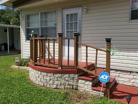 NEWLY PAINTED AND RAILINGS