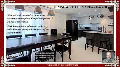 10. Dining and Kitchen Area - House "B"