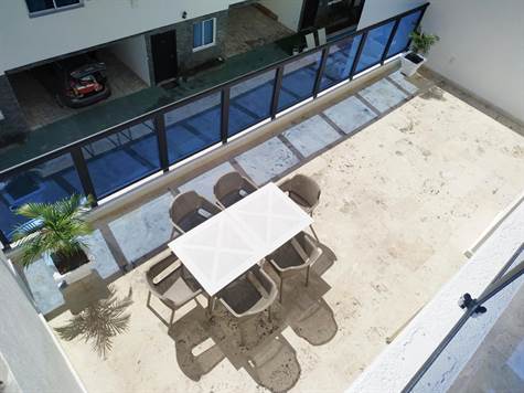 View of terrace from Rooftop
