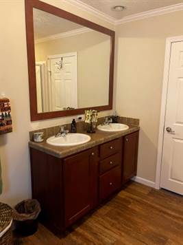 Primary double sink vanity