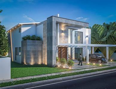 Exclusive luxury villa under construction located in Ciudad Las Canas de Cap Cana