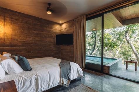 bedroom - Studio with private pool for sale in Tulum