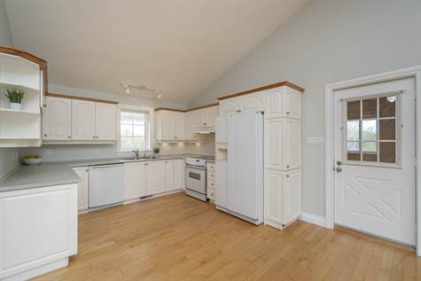 Kitchen w/White Cabinets is Open to Your Dining Area & has Plenty of Cabinet & Counter Space