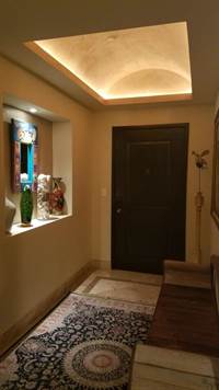 Grand entrance with amazing lighted vault upgrade