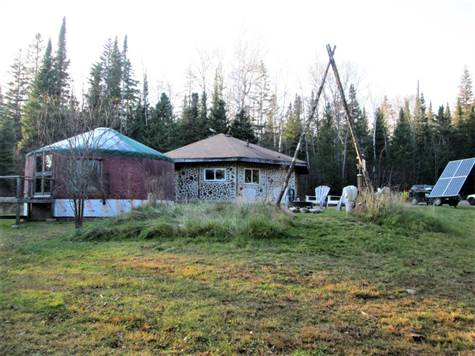 View of Yurt & Home